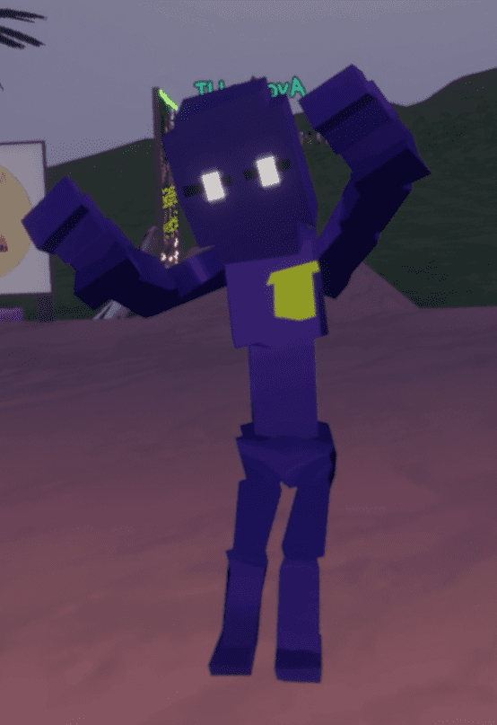 Vrchat Purple Guy