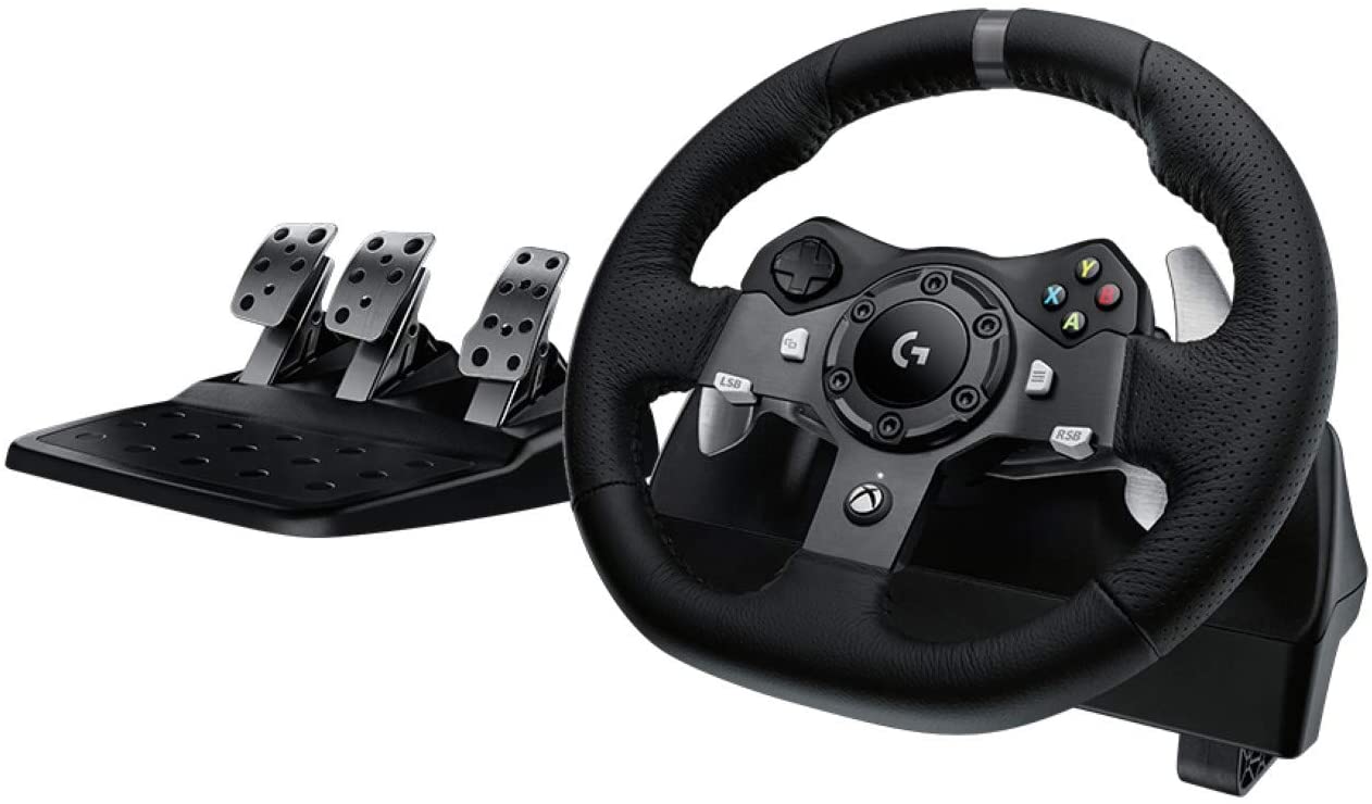 Logitech G920 Driving Force Racing Wheel and Floor Pedals