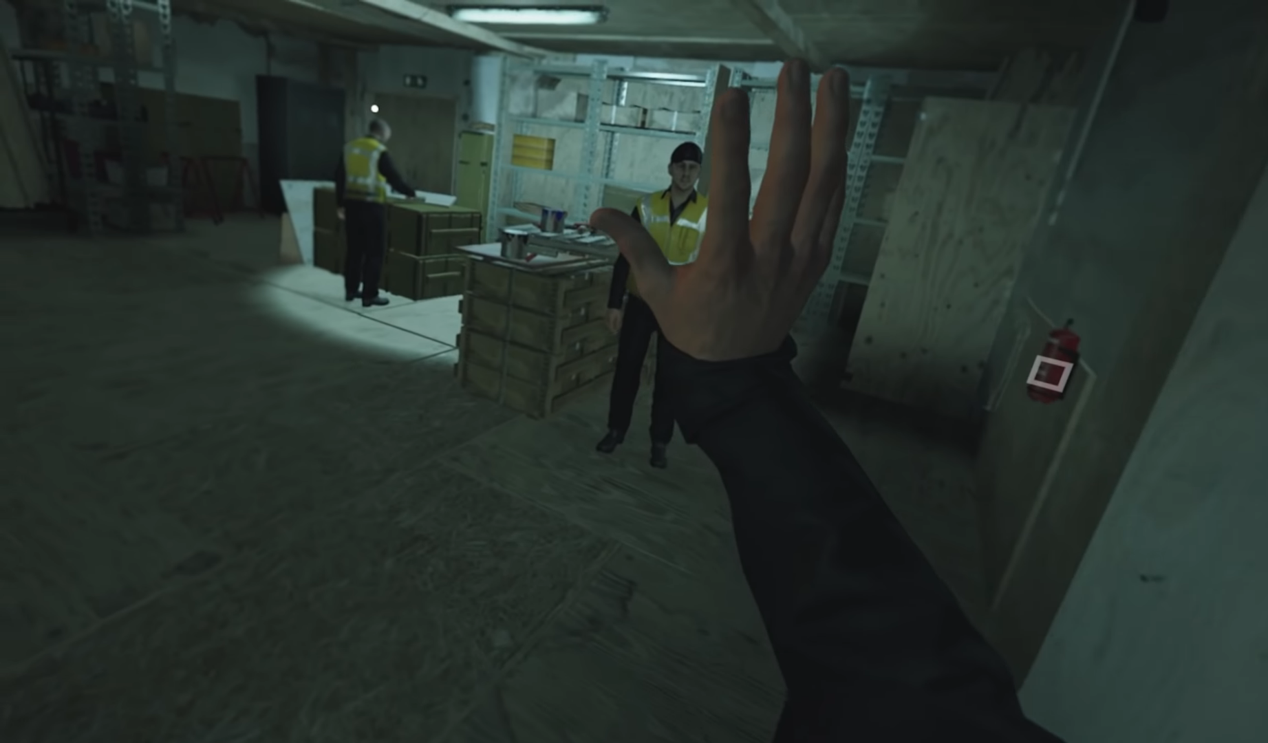 using a hand in hitman vr