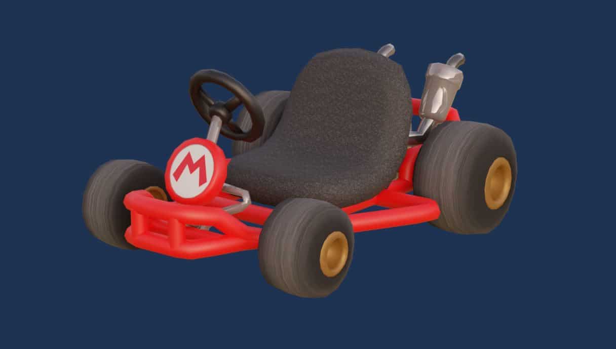 Mario Kart Pipe-frame Kart